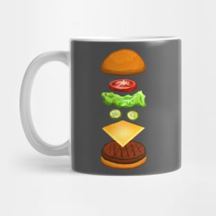 Anatomy of a Burger Mug